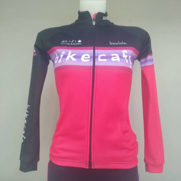 Maglia manica lunga woman race personalizzata BIKECAFE by Biciclista