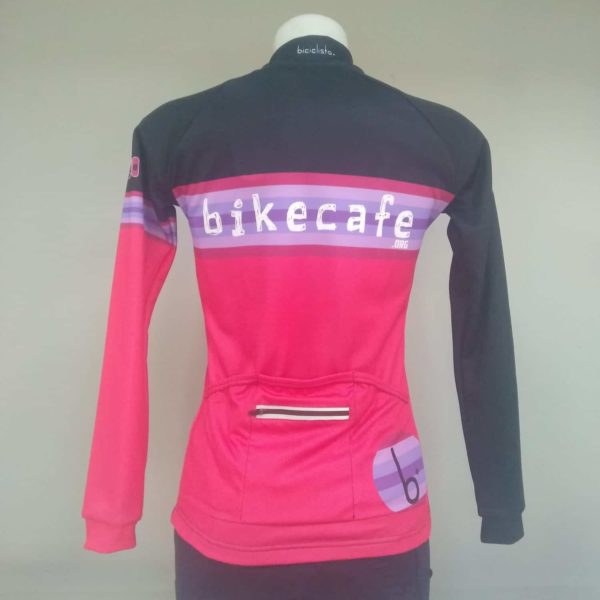 Maglia manica lunga woman race personalizzata BIKECAFE by Biciclista