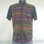 camicia manica corta bikecafe by biciclista righe fronte