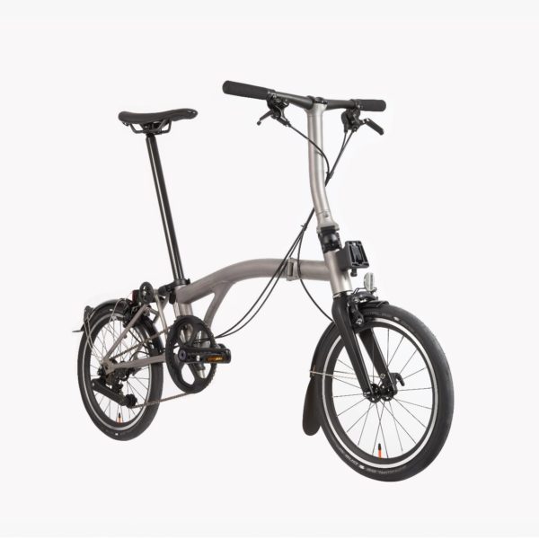 Brompton T Line URBAN 03 - Blasted Titanium