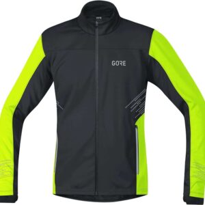GORE WEAR Gore Windstopper Pro Jacket Black Neon Yellow S