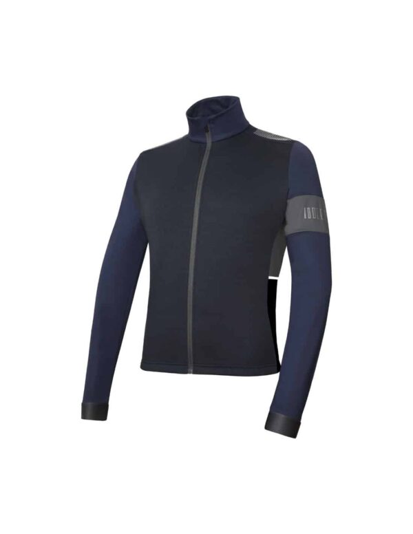 RH+ Full Zip All Track Jersey Metal Blue M