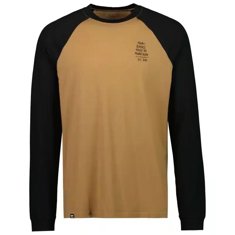 MONS ROYAL ICON Raglan SHirt Black Toffee S