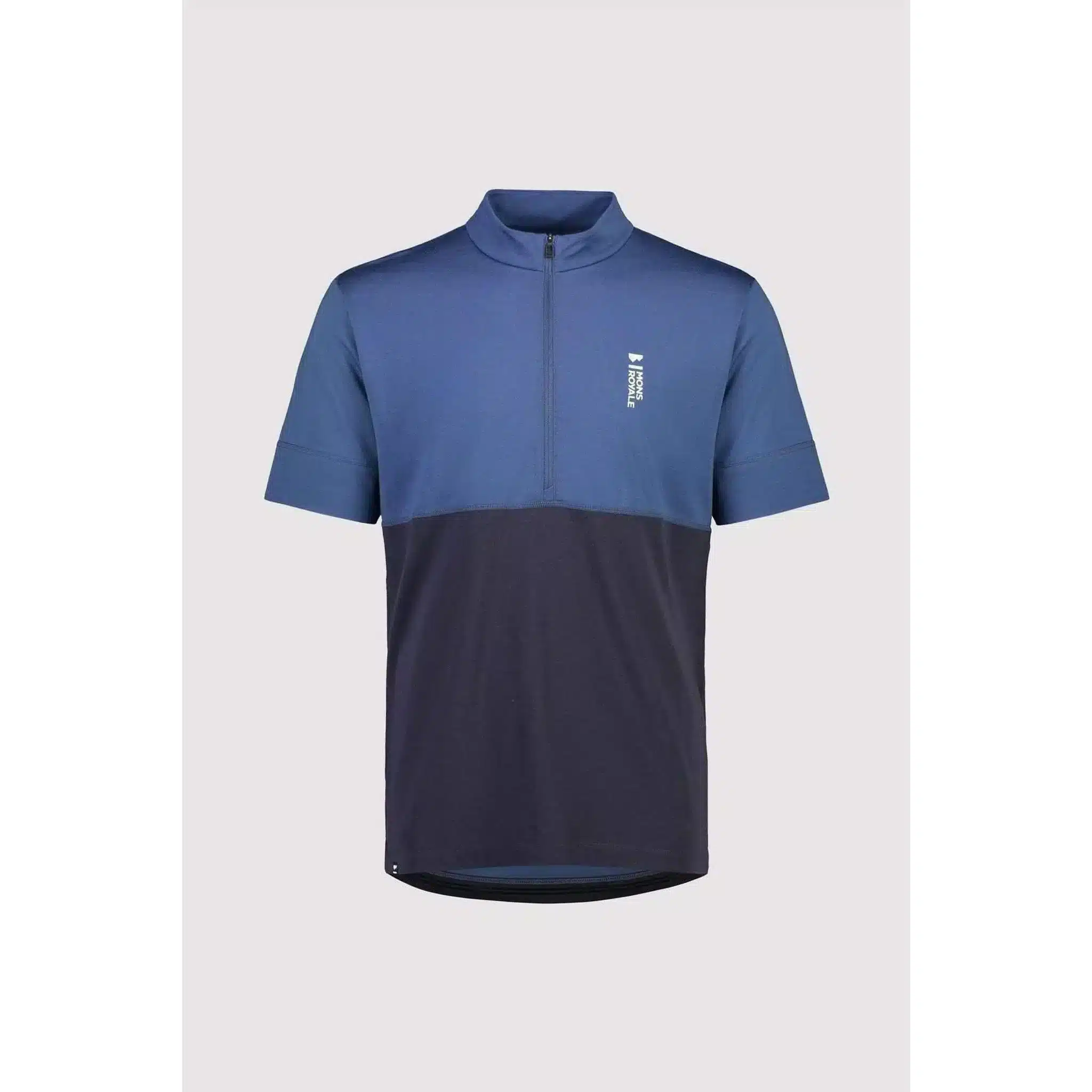MONS ROYAL Cadence Half Zip T Black/Ultra Blue L