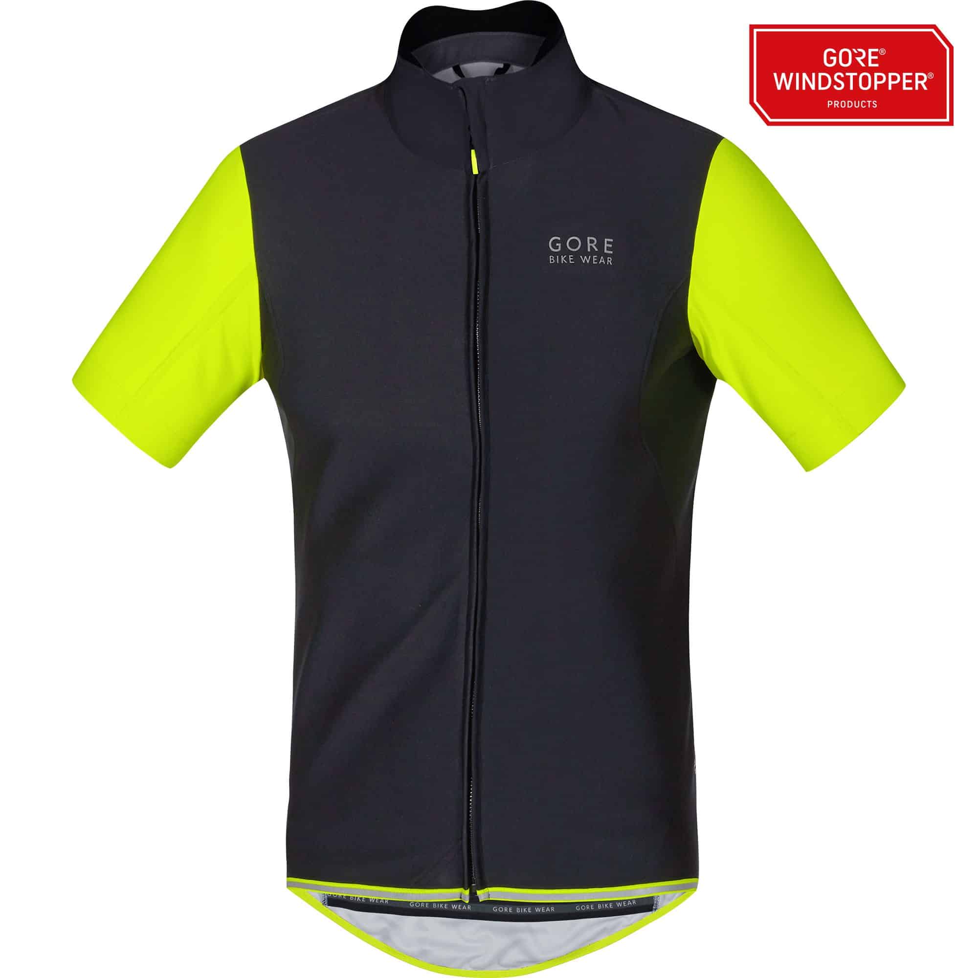 GORE WEAR Power WS SO Jersey Black Neon Yellow S